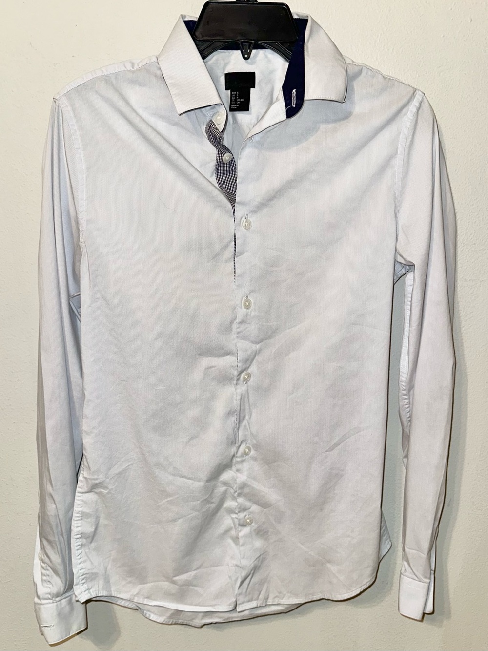 H&M Off White Dress Shirt Button Down